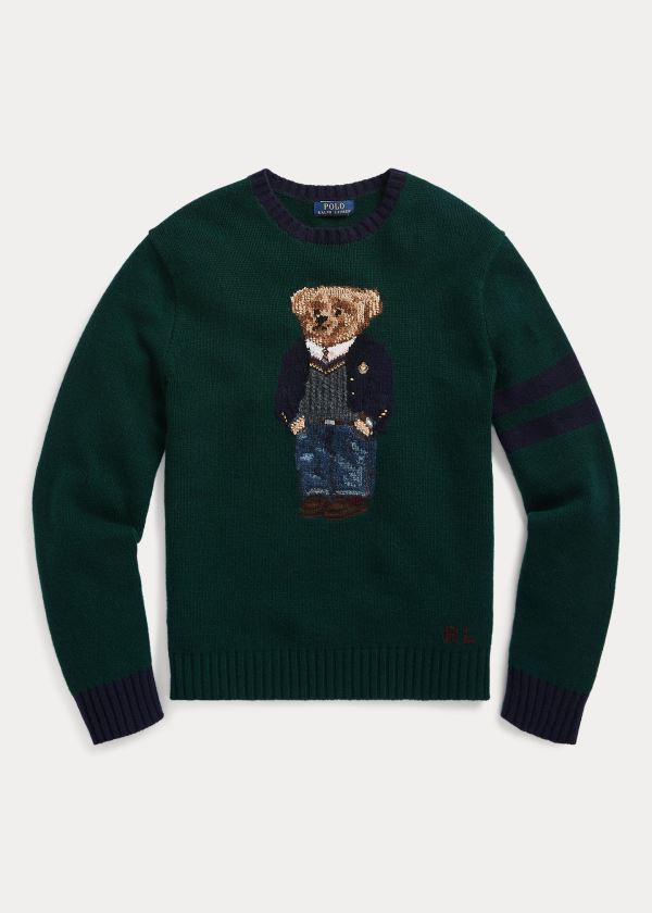 Sueter Polo Ralph Lauren Hombre Verdes - Preppy Bear - OUQAY5381